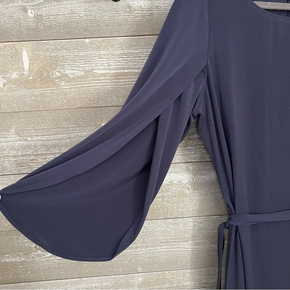 Calvin Klein | Navy Long Sleeve Tunic Dress & Belt Size 14 - Picture 6 of 11